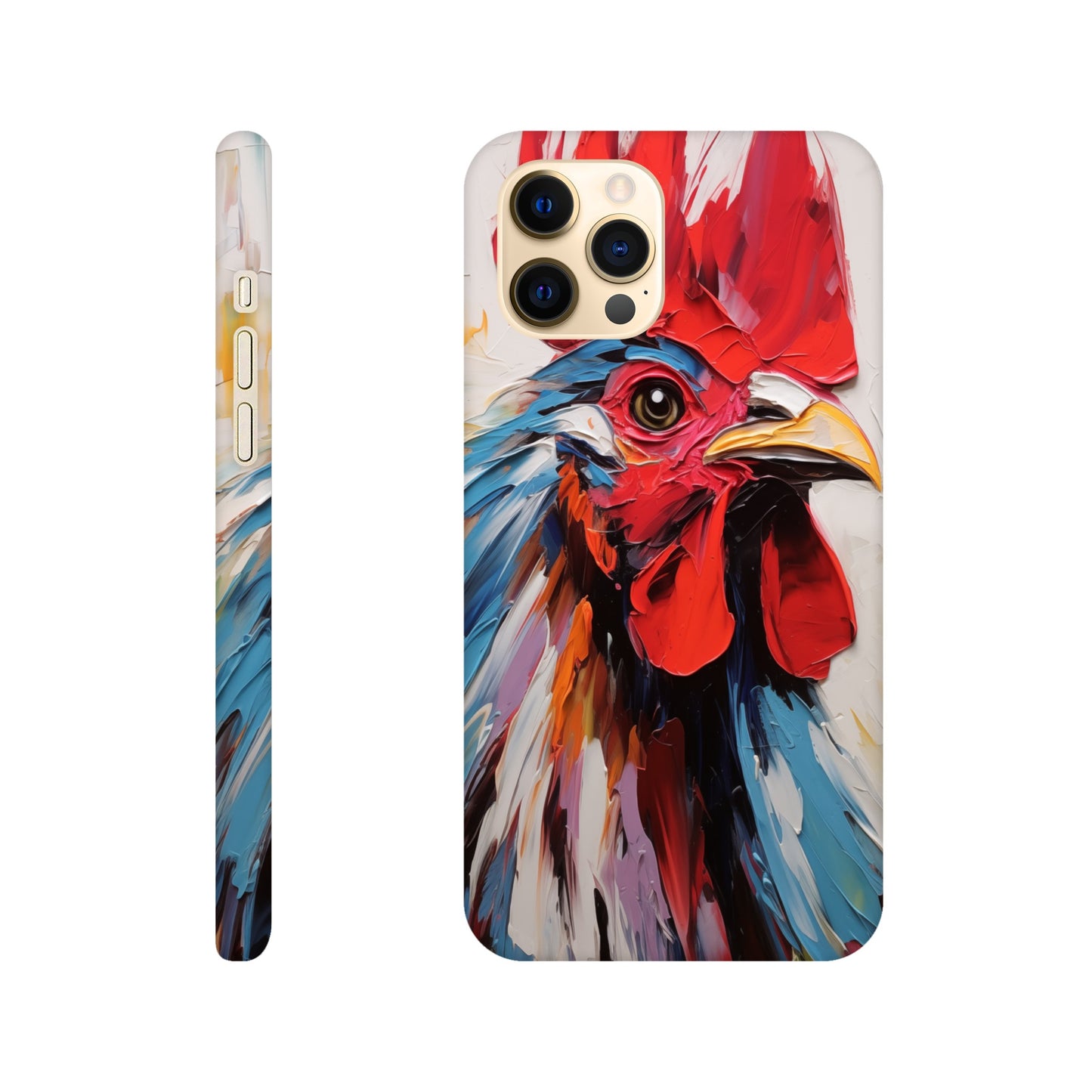 iPhone Case - Rooster Vibrant Vigilance
