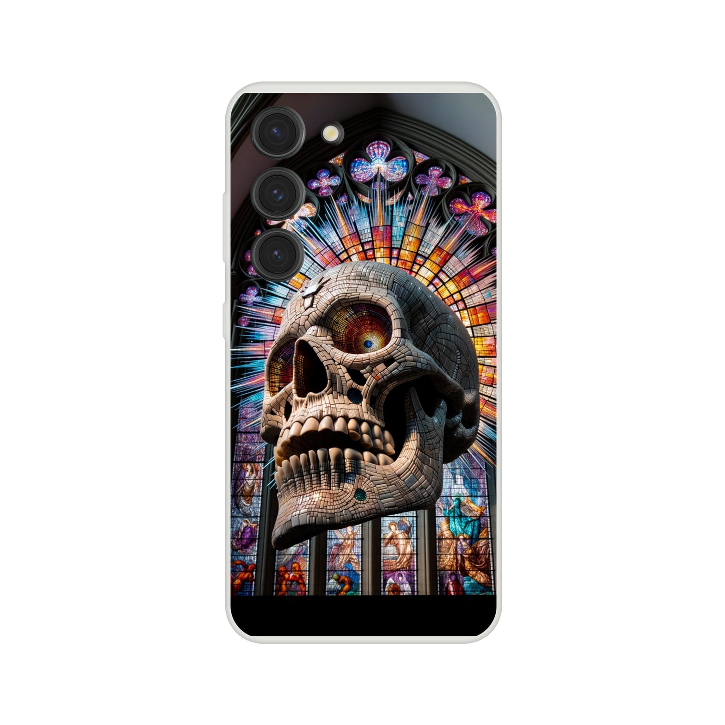Phone Case - Stained Glass Skull