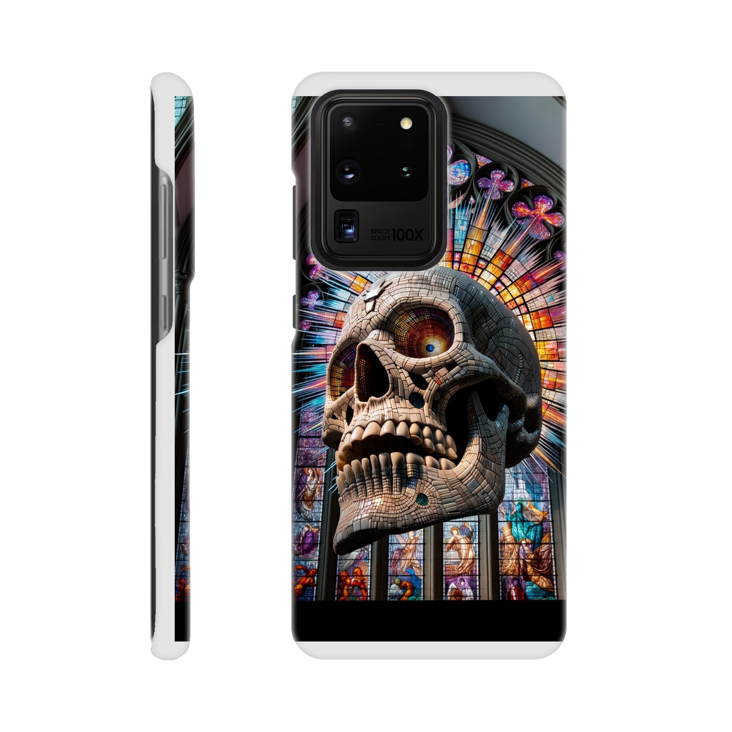 Phone Case - Stained Glass Skull