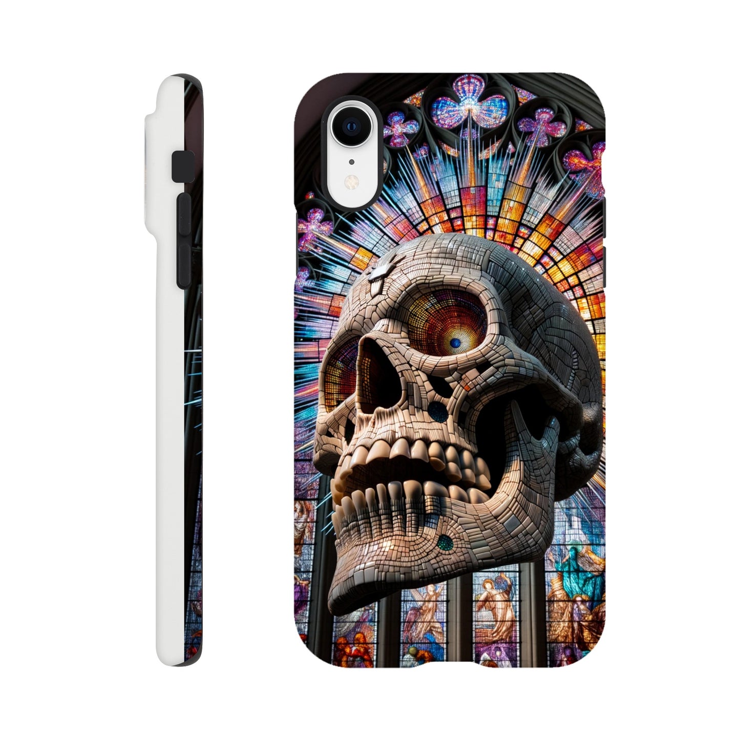 Phone Case - Stained Glass Skull
