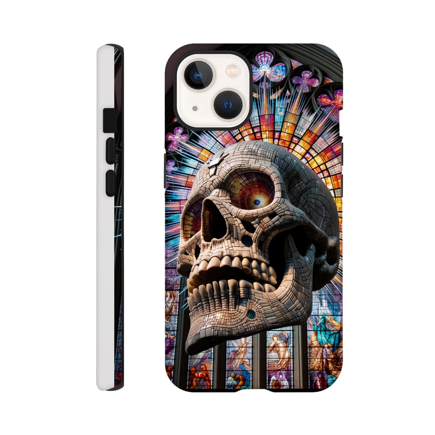 Phone Case - Stained Glass Skull