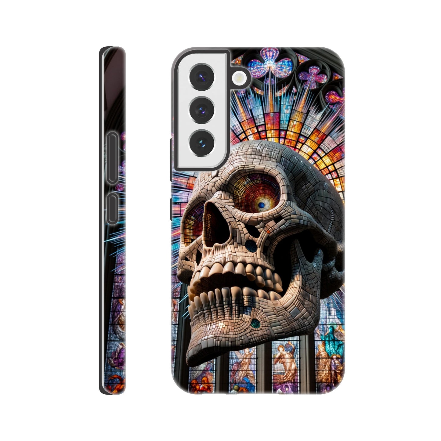 Phone Case - Stained Glass Skull