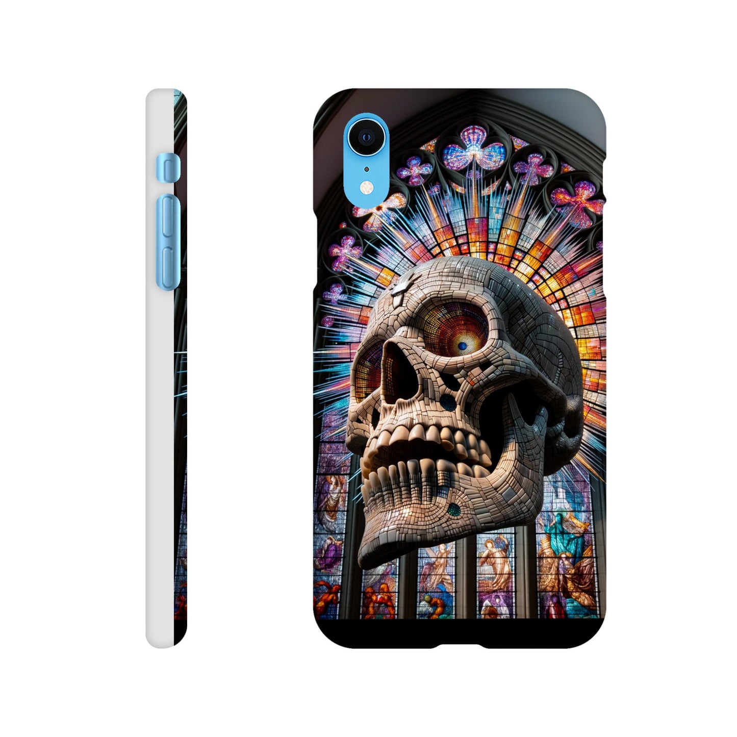 Phone Case - Stained Glass Skull