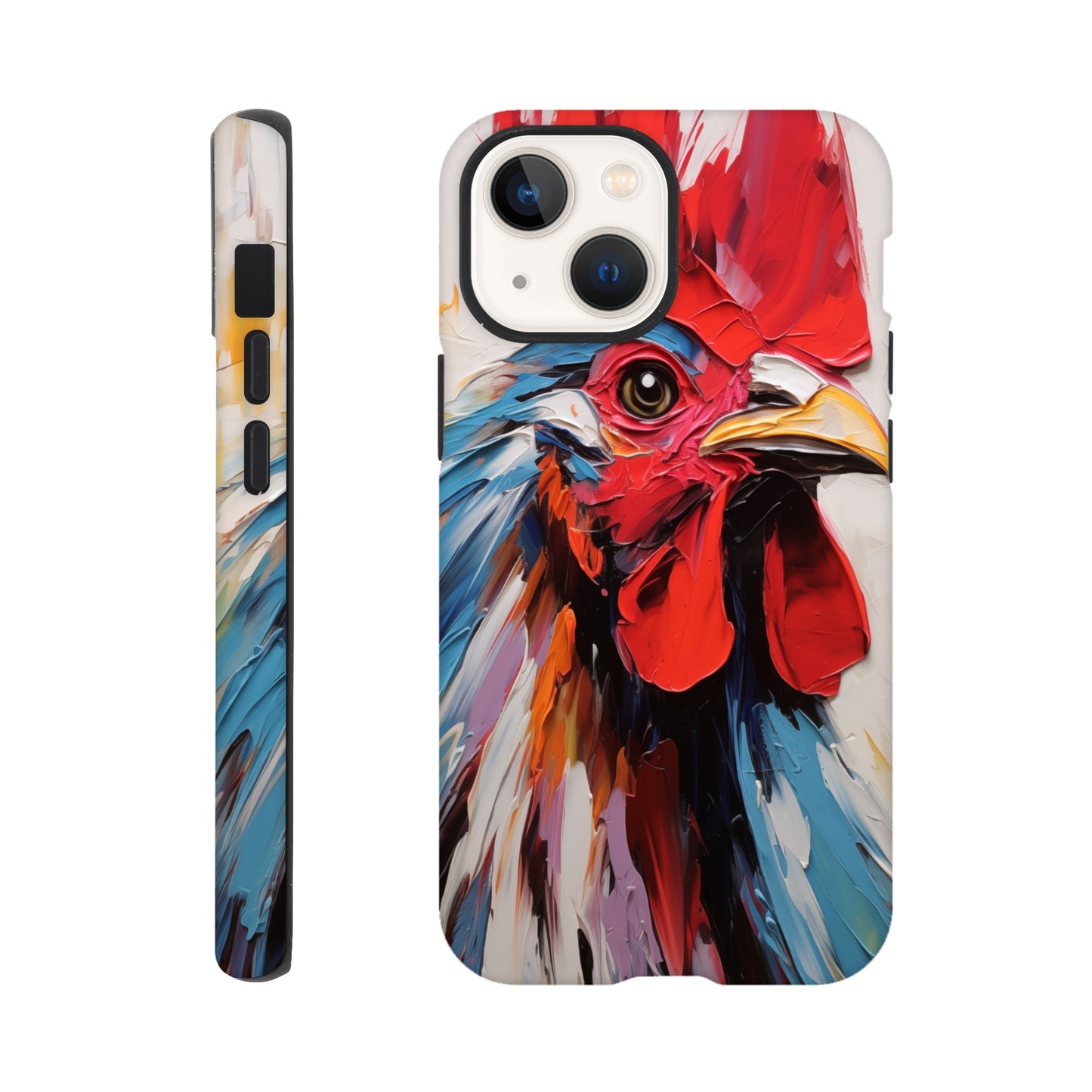 iPhone Case - Rooster Vibrant Vigilance