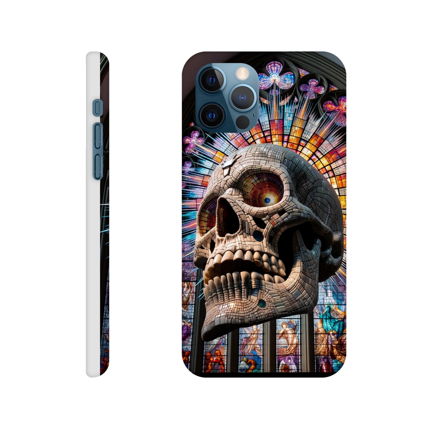 Phone Case - Stained Glass Skull