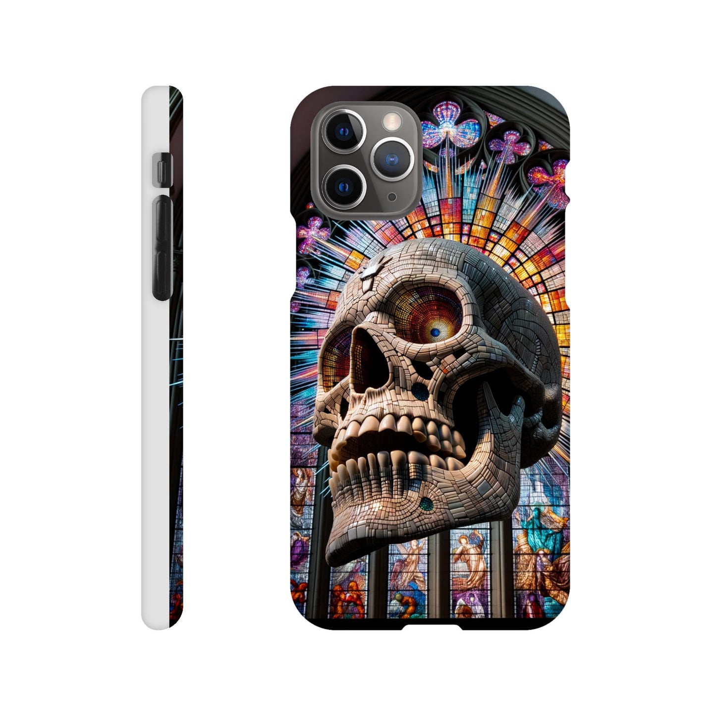 Phone Case - Stained Glass Skull