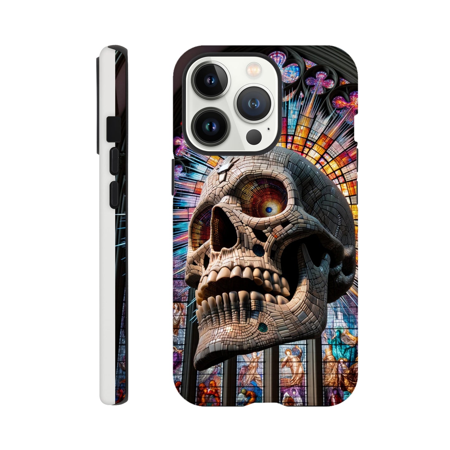 Phone Case - Stained Glass Skull