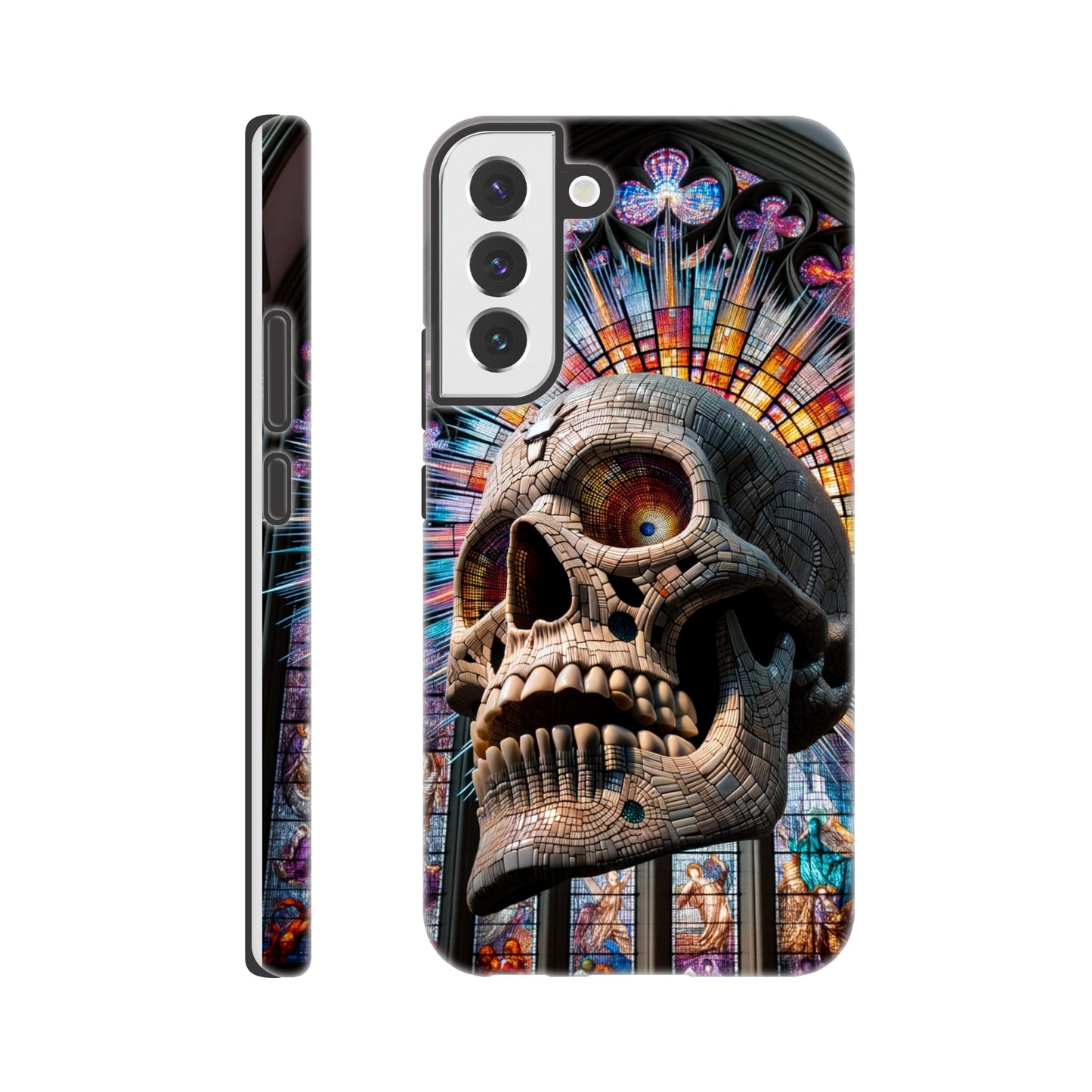 Phone Case - Stained Glass Skull