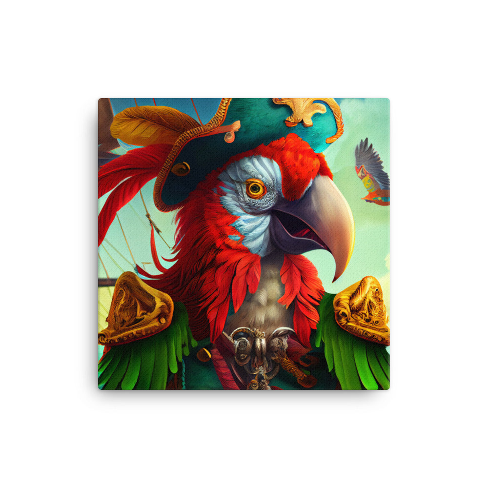 Canvas Wall Art - Pirate Parrot