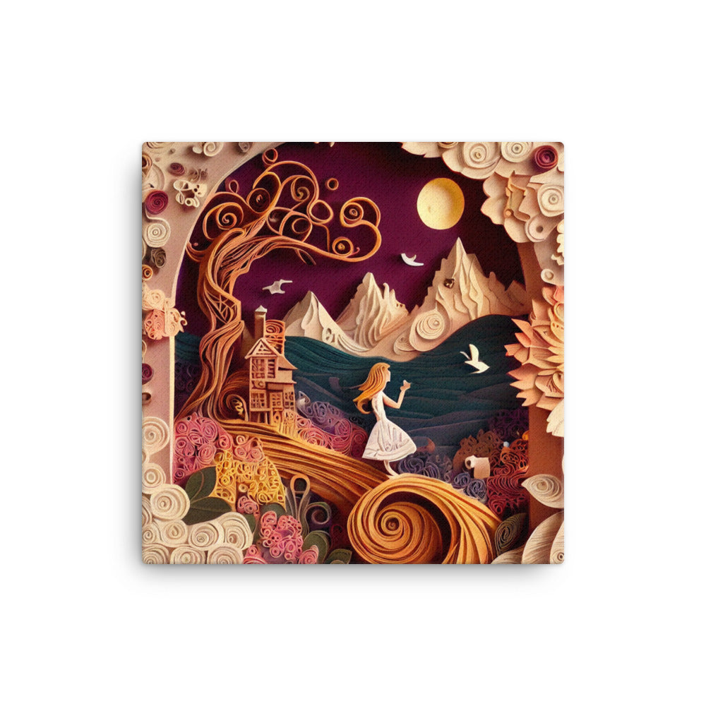 Canvas Wall Art - Paper Art