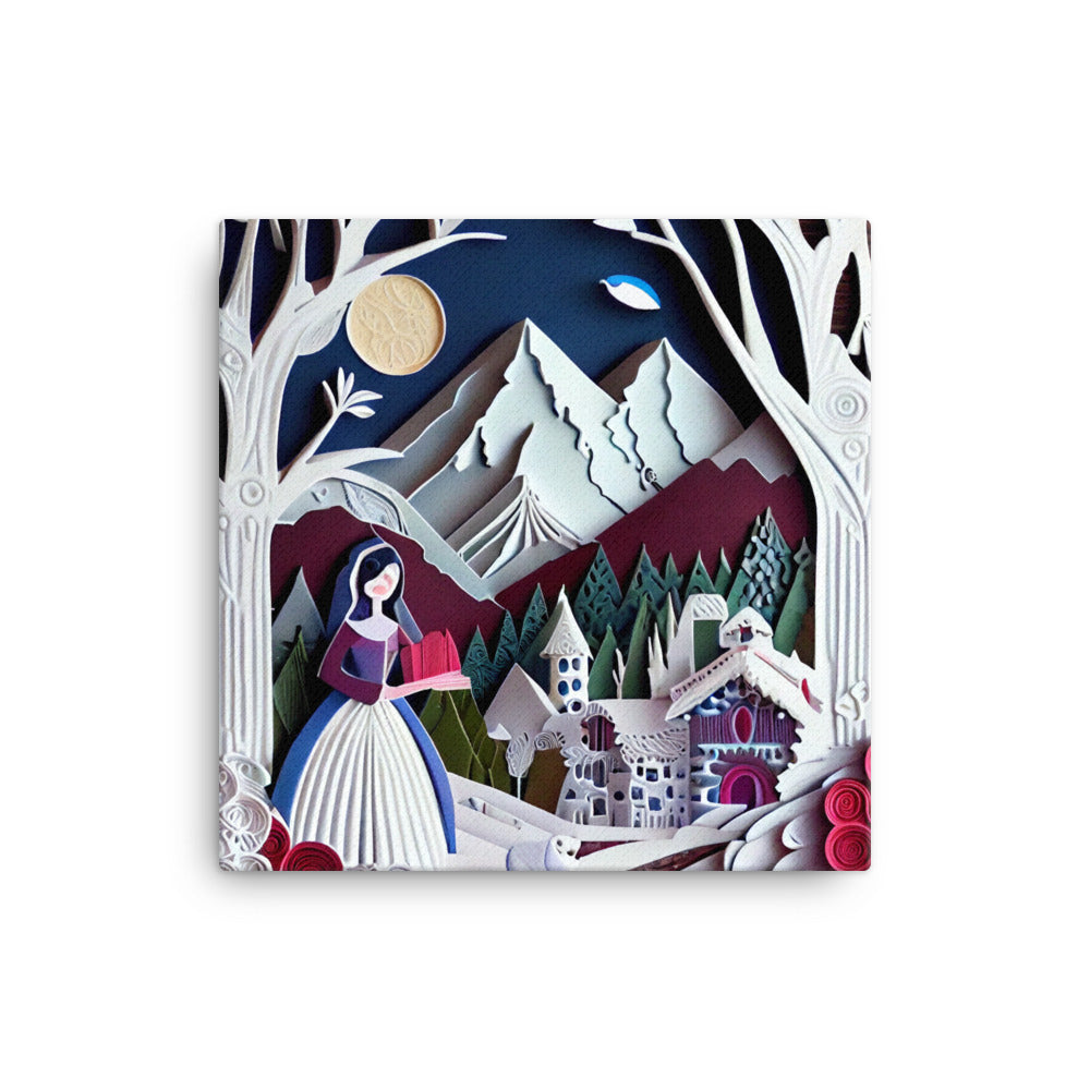 Canvas Wall Art - Paper Art