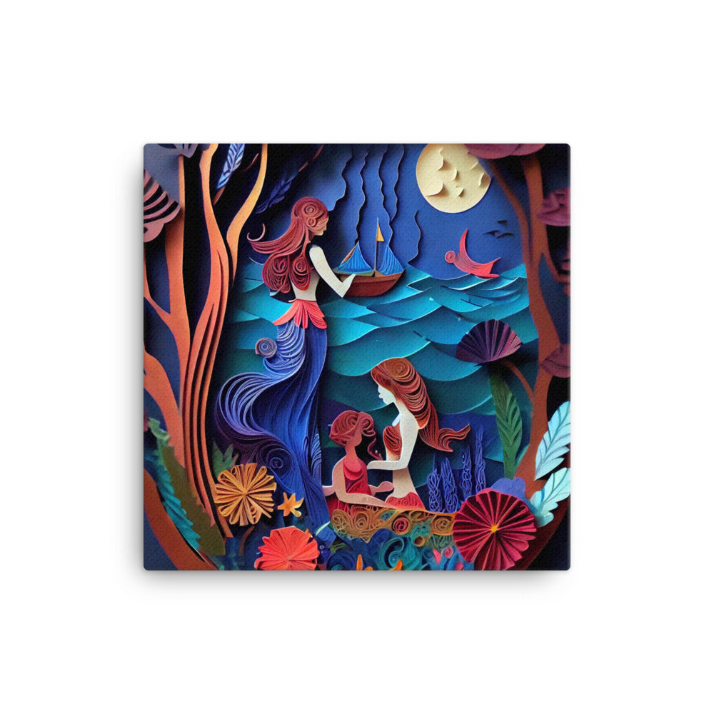 Canvas Wall Art - Paper Art