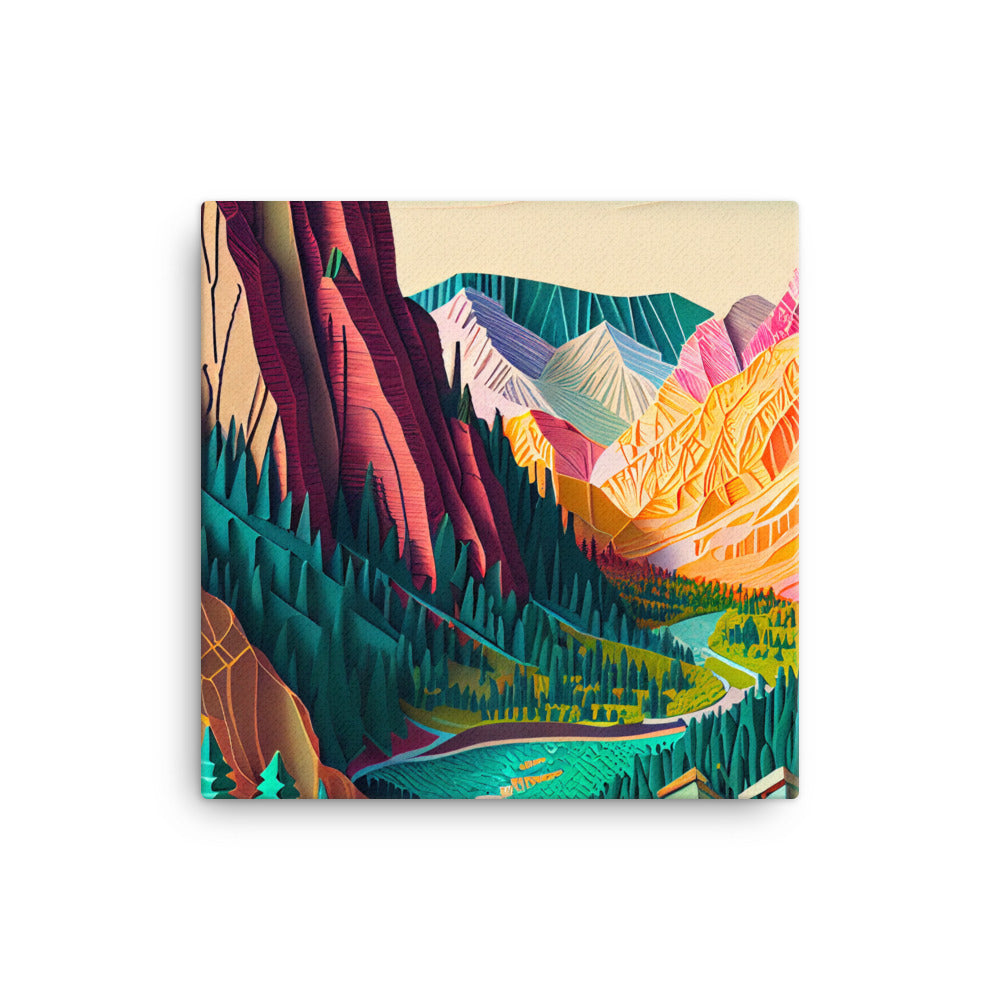 Canvas Wall Art - Paper Art