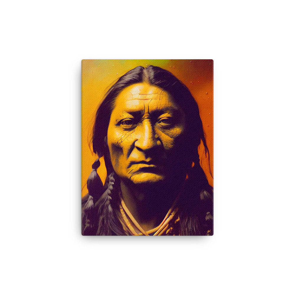 Canvas Wall Art - Sitting Bull Portrait