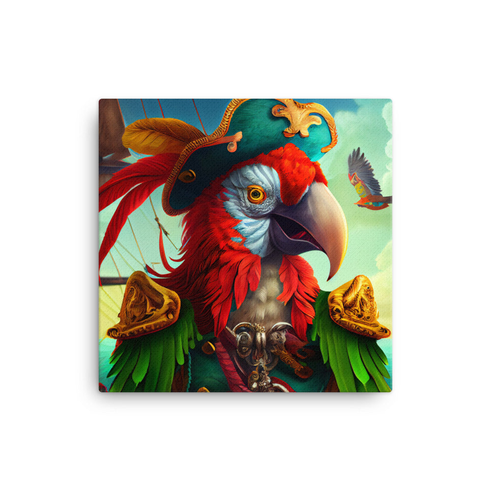 Canvas Wall Art - Pirate Parrot