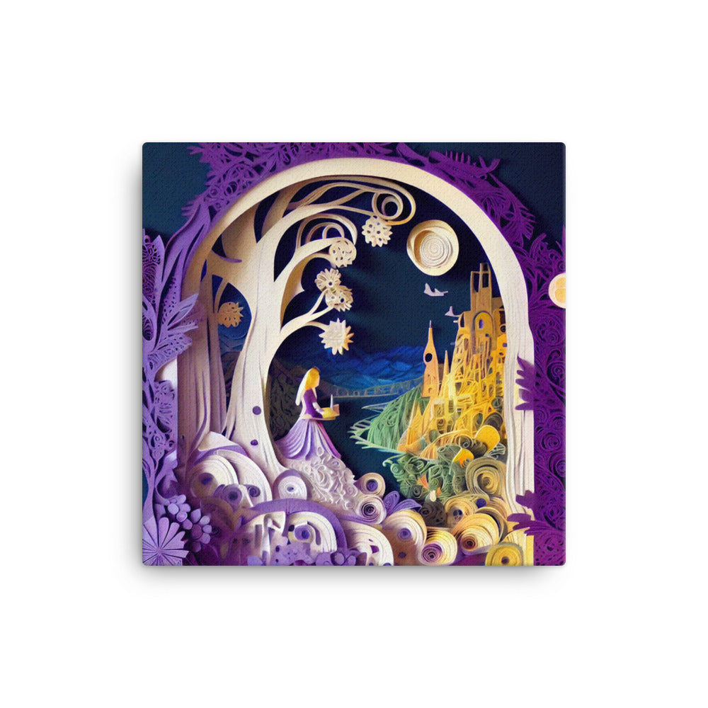 Canvas Wall Art - Paper Art