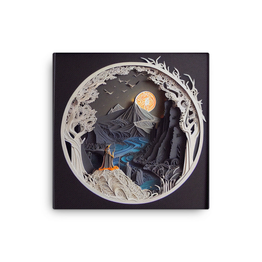 Canvas Wall Art - Paper Art