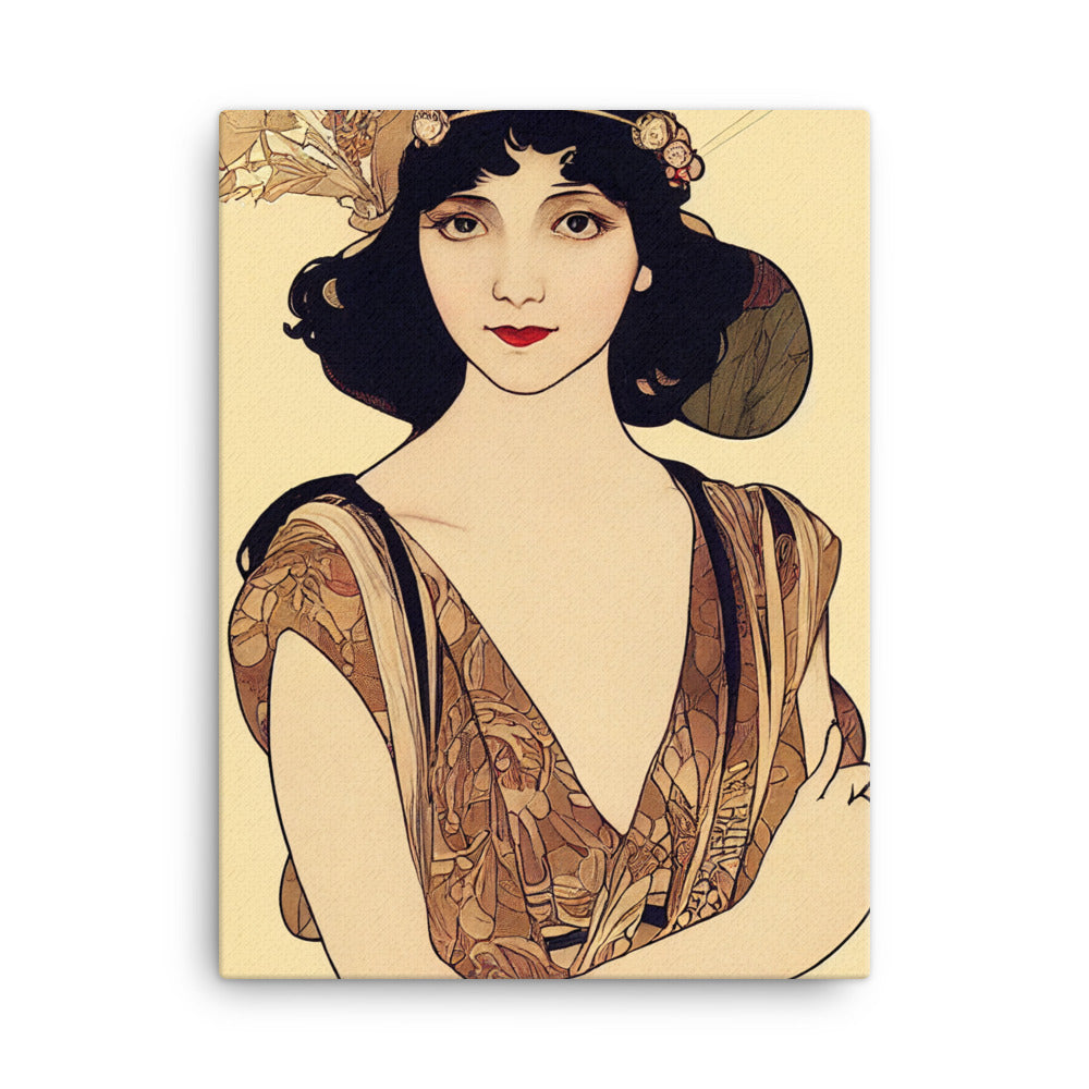 Canvas Wall Art - Flapper Girl