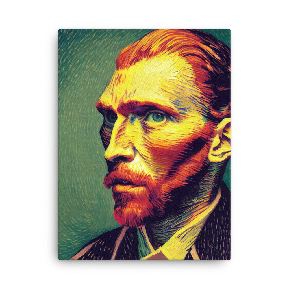 Canvas Wall Art - Side Portrait of Vincent