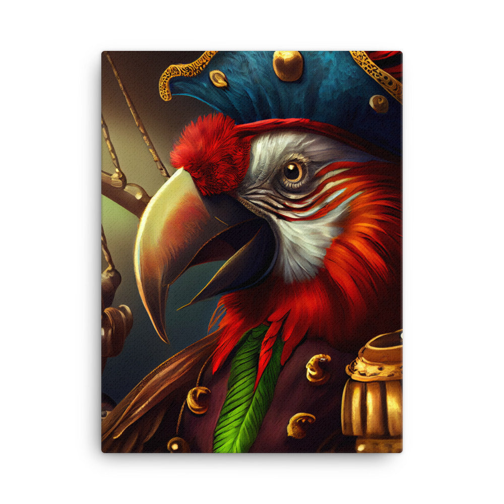 Canvas Wall Art - Pirate Parrot