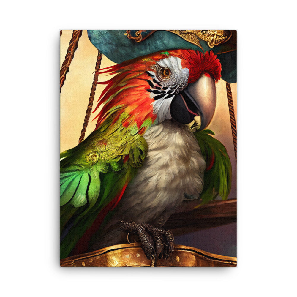 Canvas Wall Art - Pirate Parrot