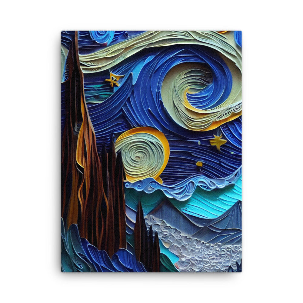 Canvas Wall Art - Paper Art