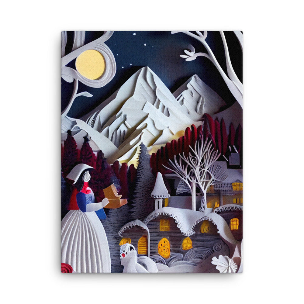 Canvas Wall Art - Paper Art