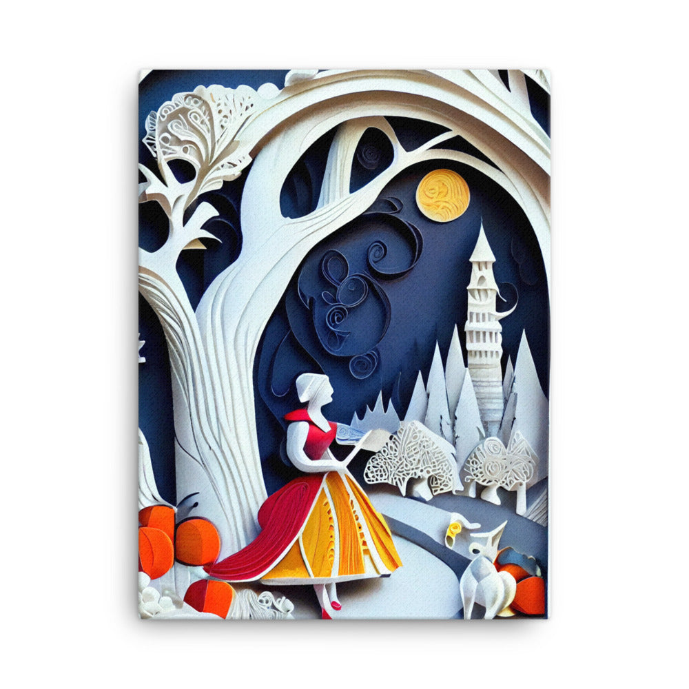 Canvas Wall Art - Paper Art