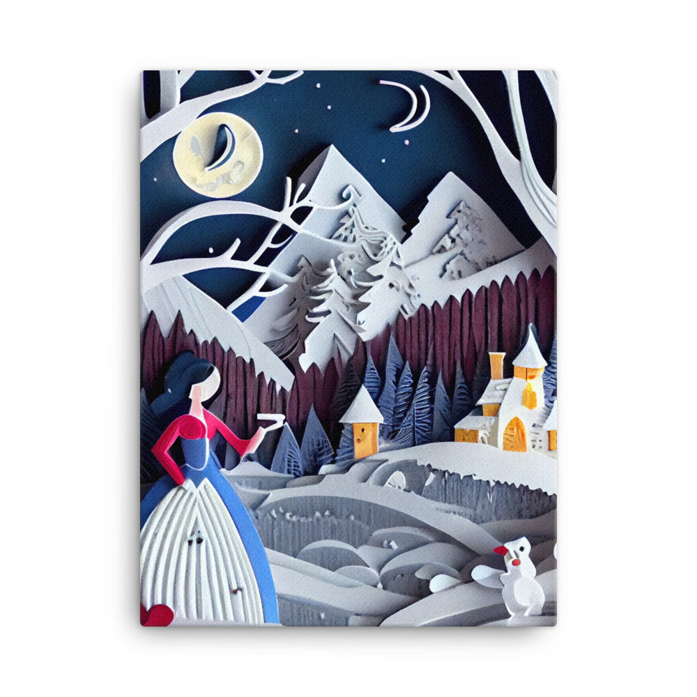 Canvas Wall Art - Paper Art