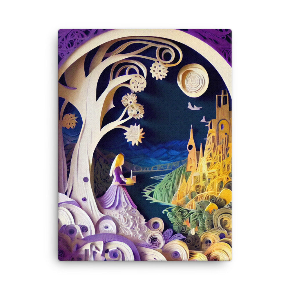 Canvas Wall Art - Paper Art