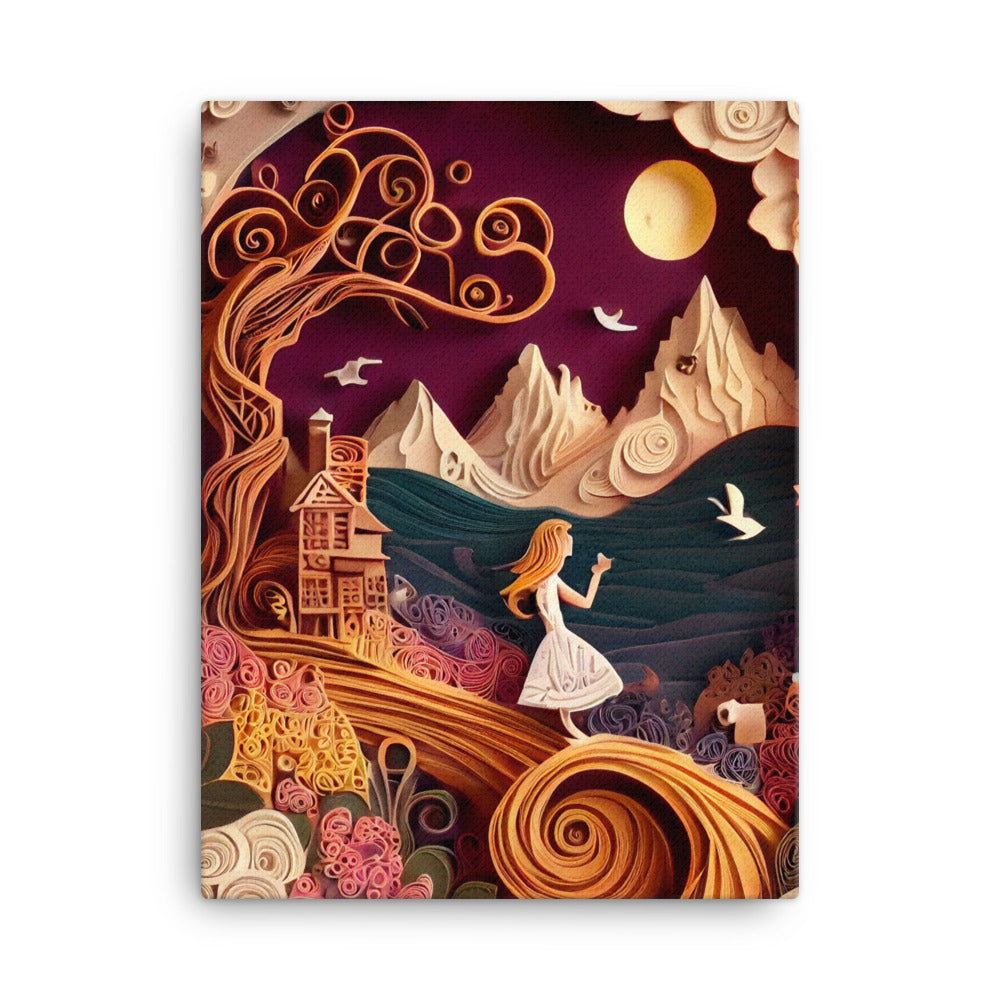 Canvas Wall Art - Paper Art