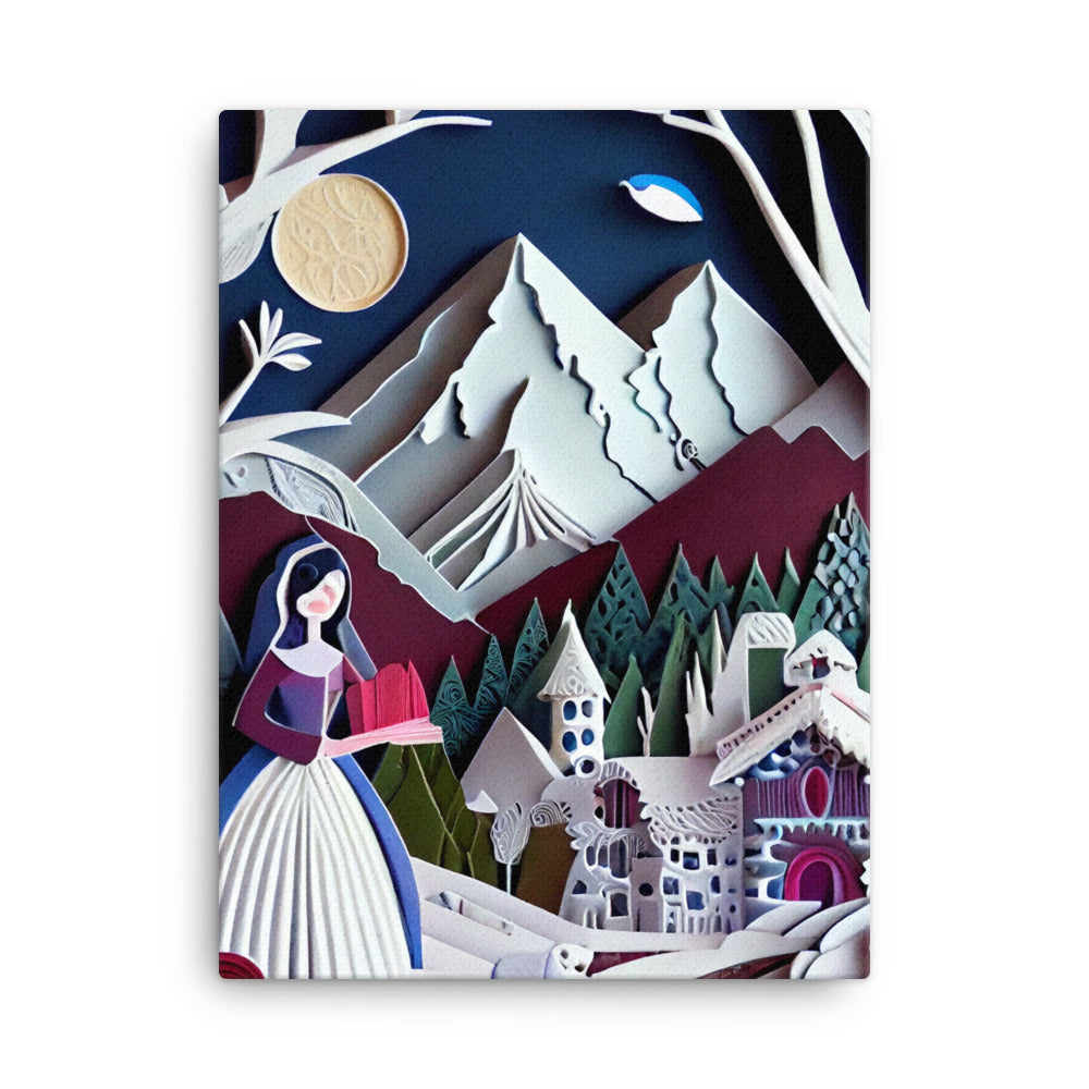 Canvas Wall Art - Paper Art