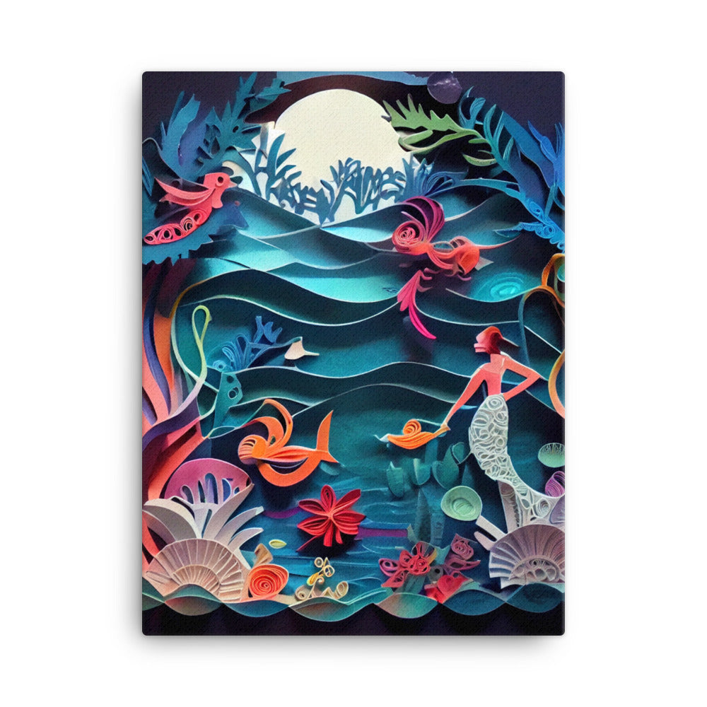 Canvas Wall Art - Paper Art