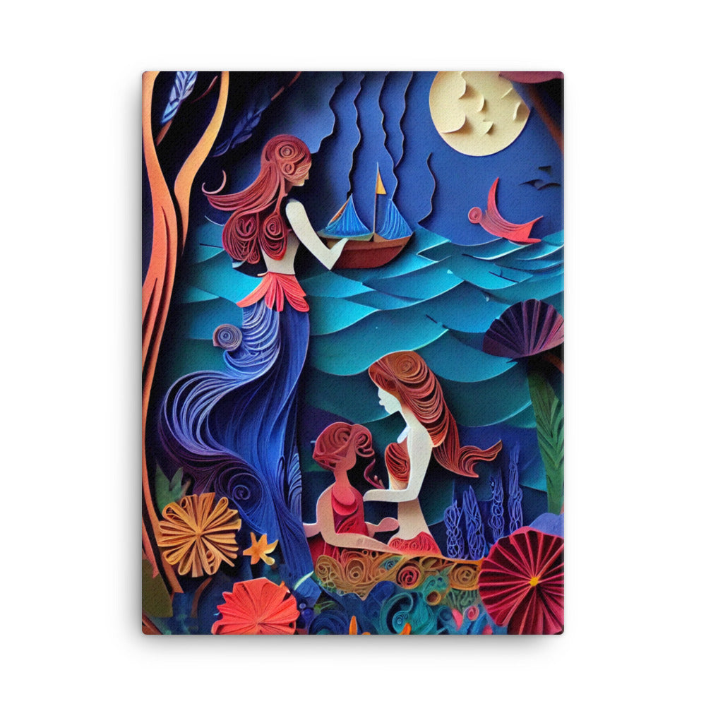 Canvas Wall Art - Paper Art