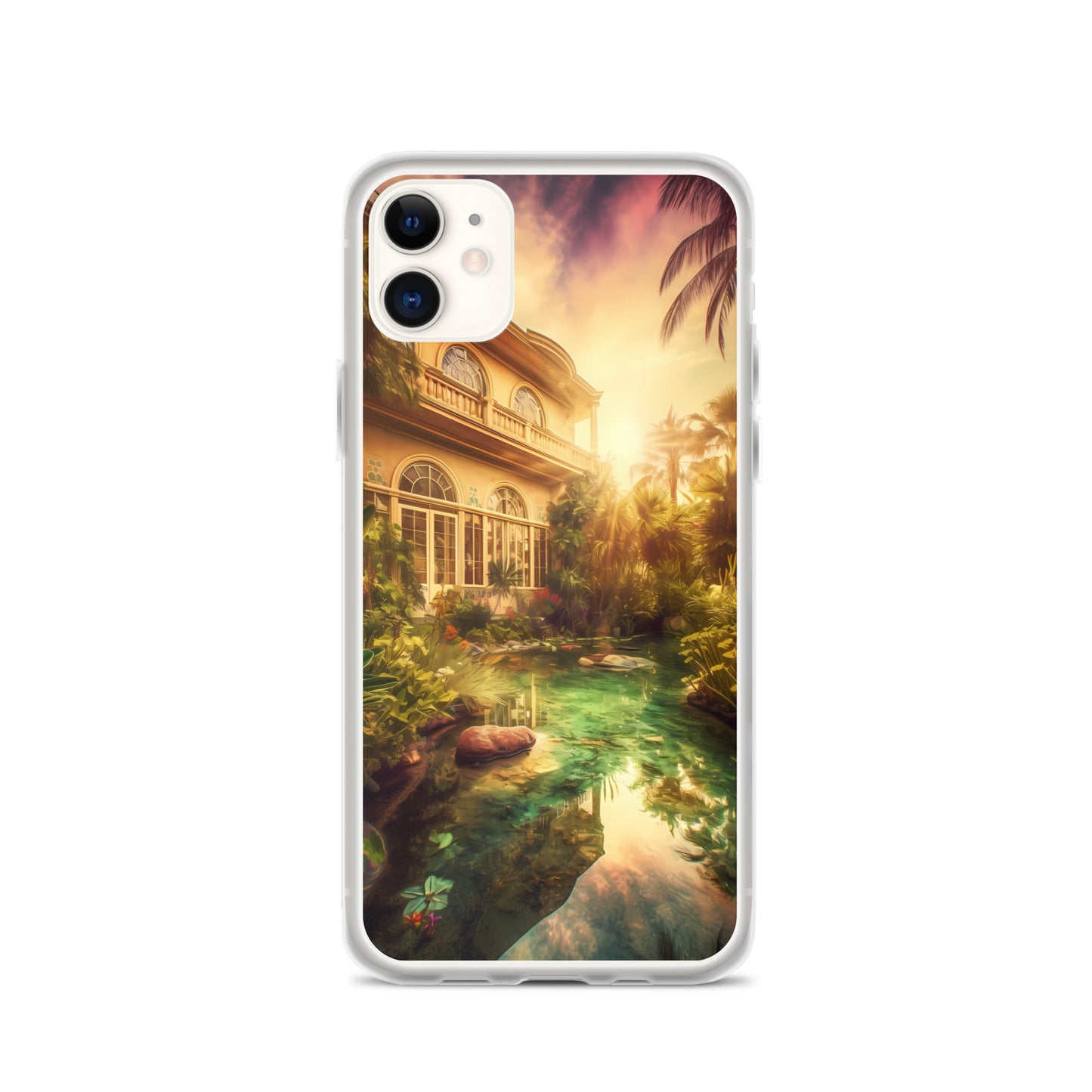 iPhone Case - Tropical Villa at Dusk