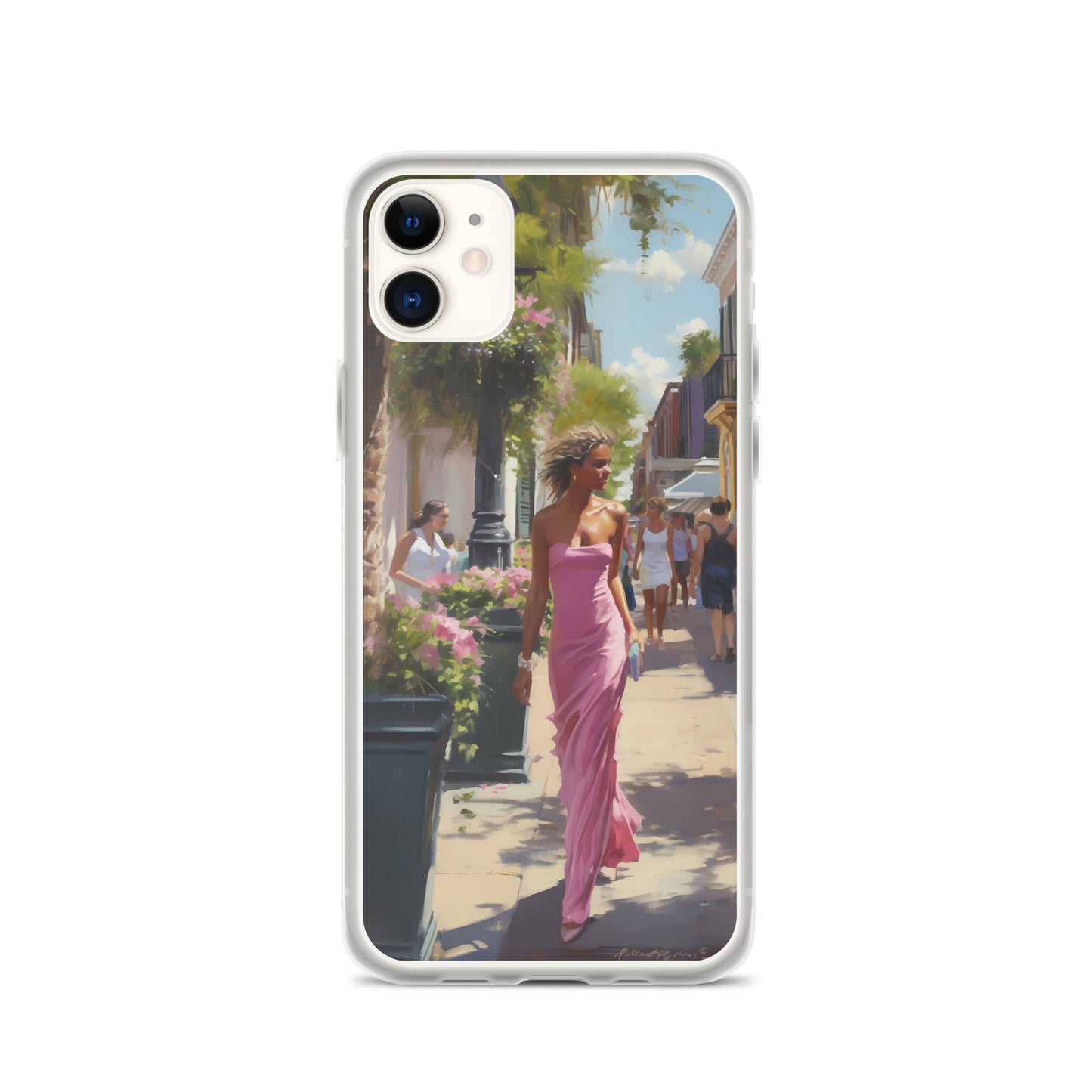 iPhone Case - Pink Lady in the City