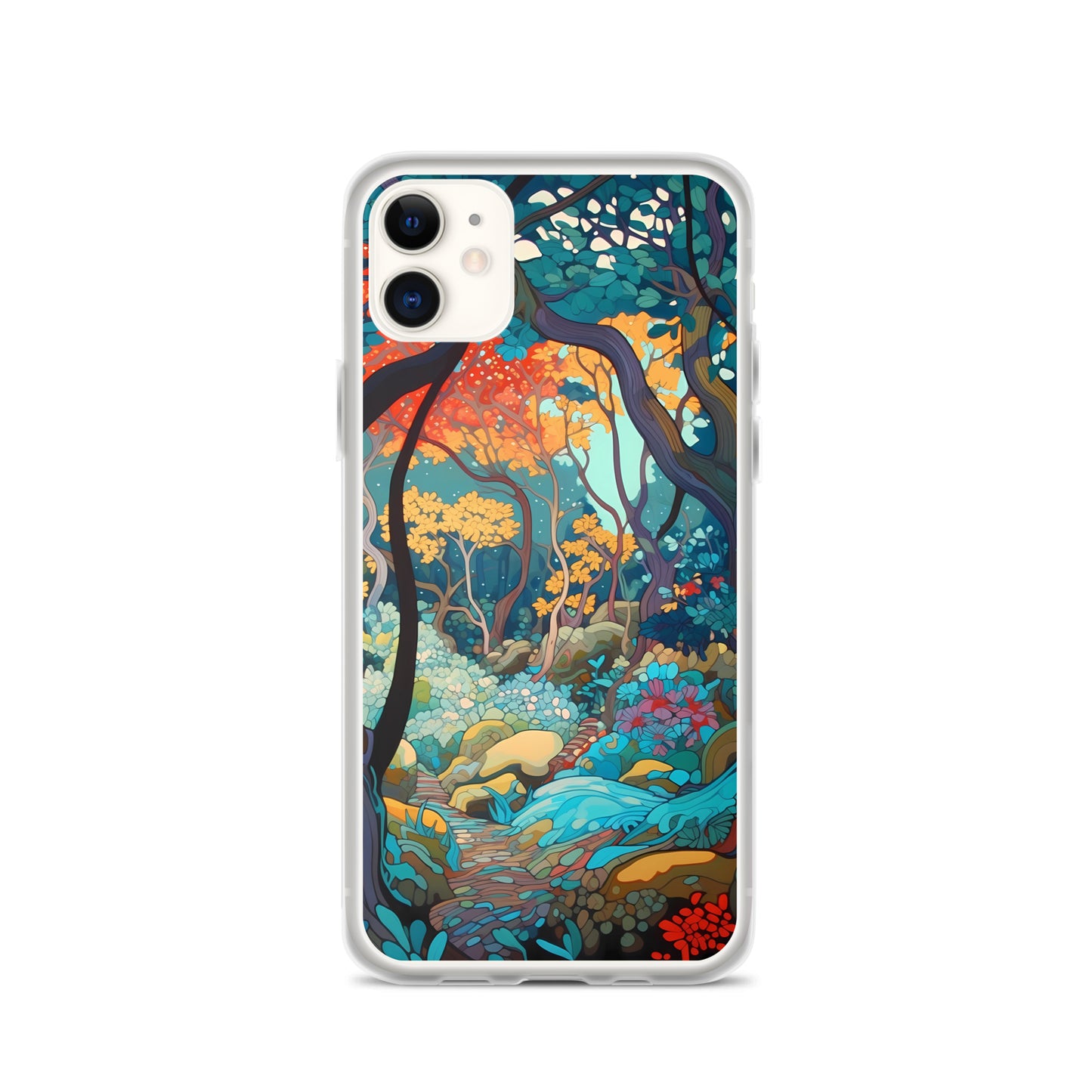 iPhone Case - Colorful Tree Landscape