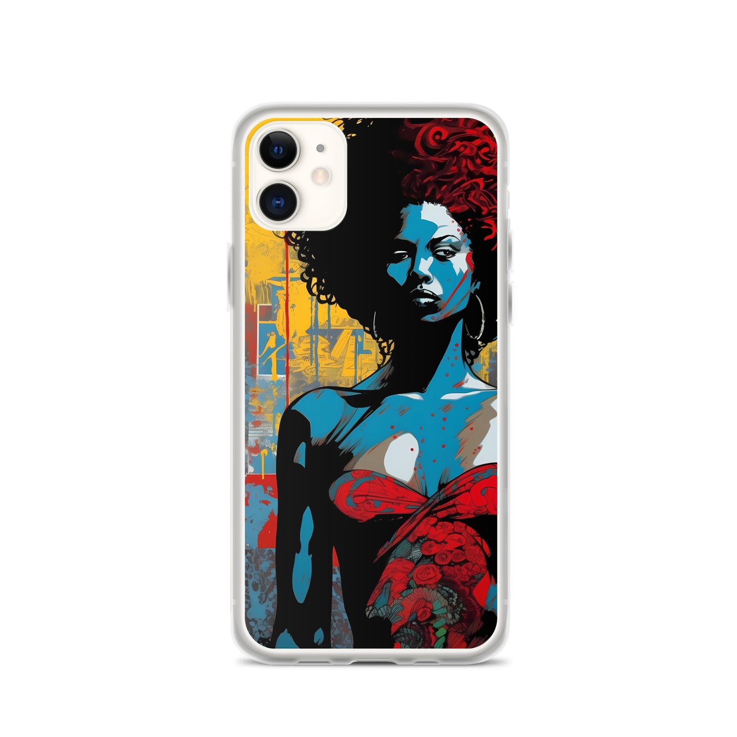 iPhone Case - Woman in Red Funk Art
