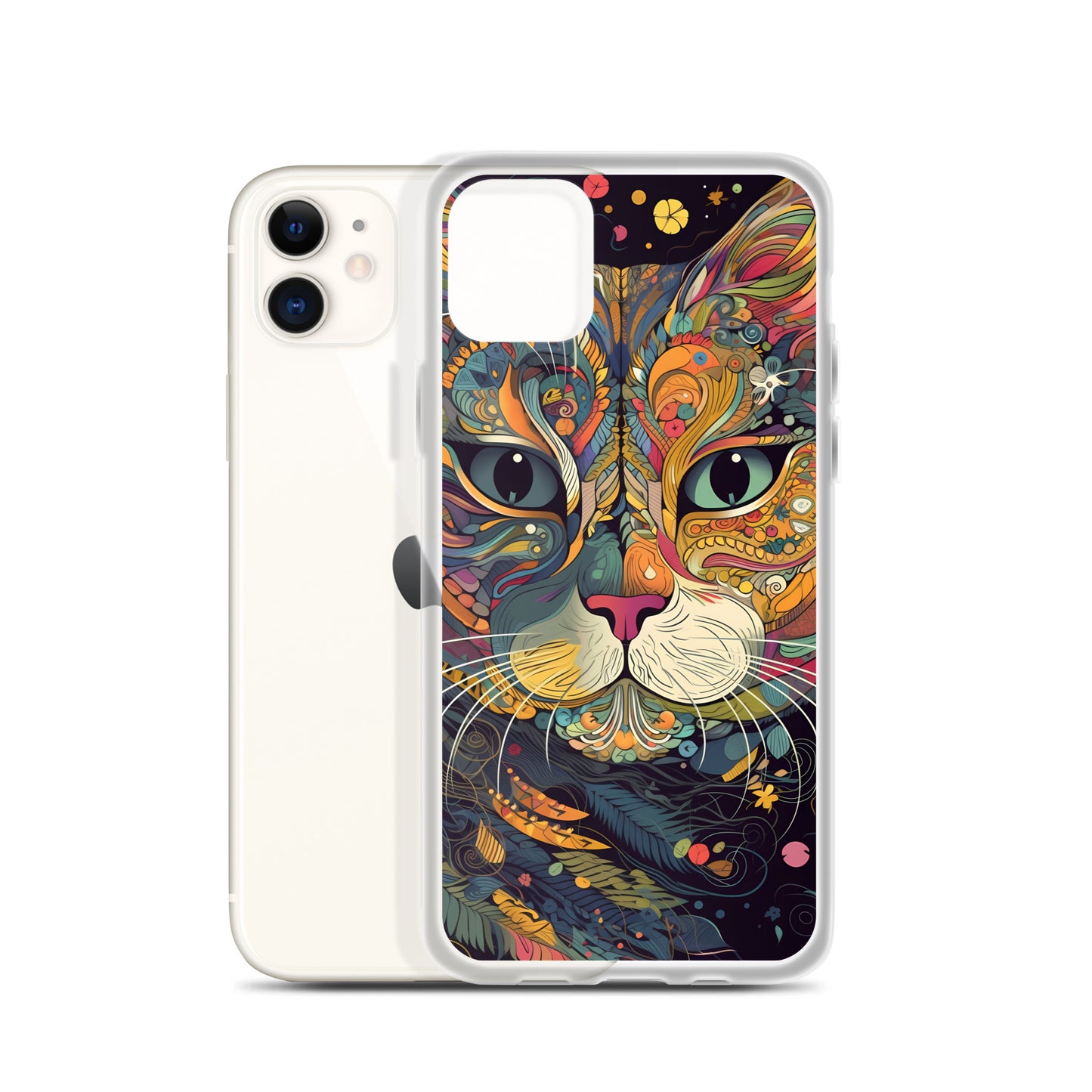 iPhone Case - Cosmic Floral Cat