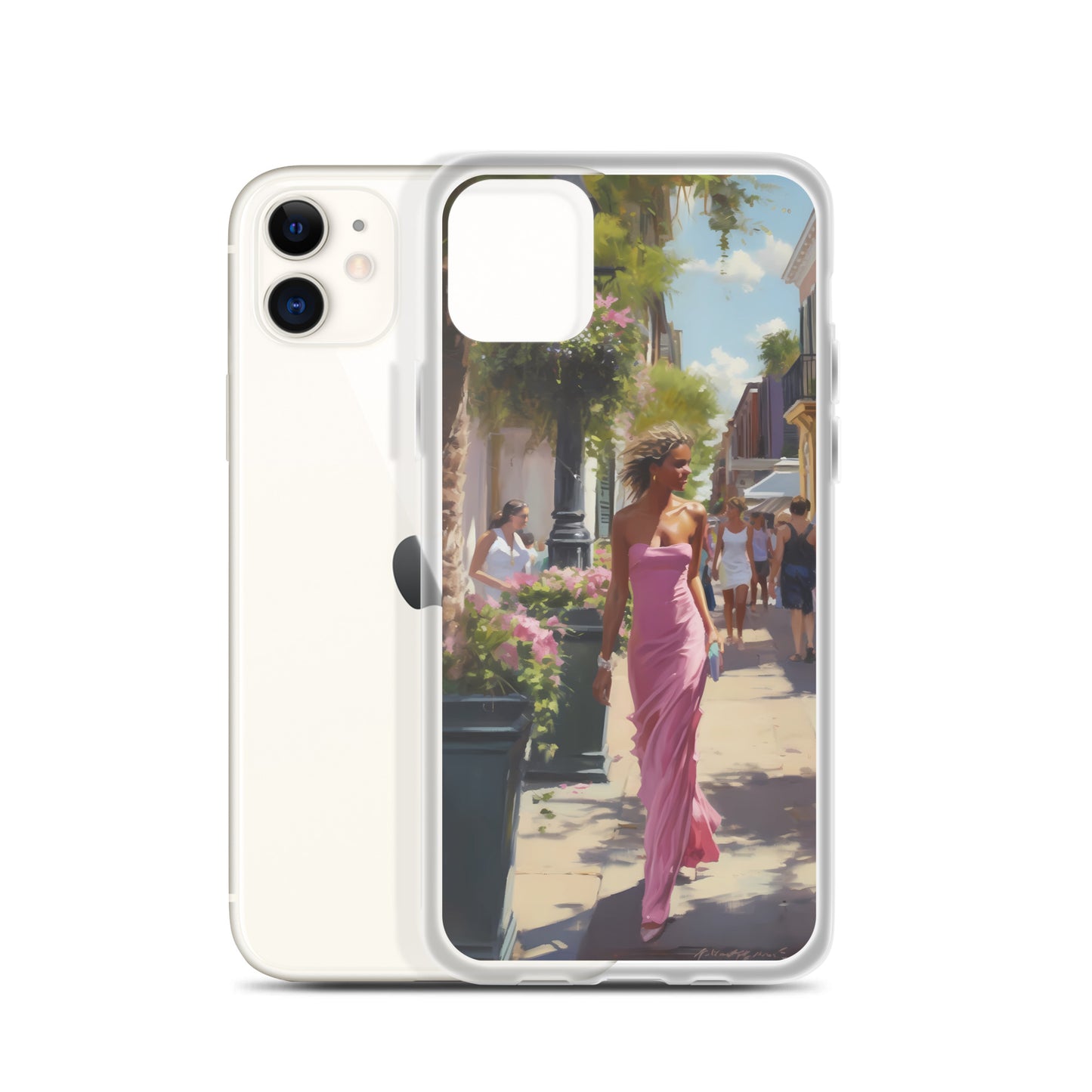 iPhone Case - Pink Lady in the City