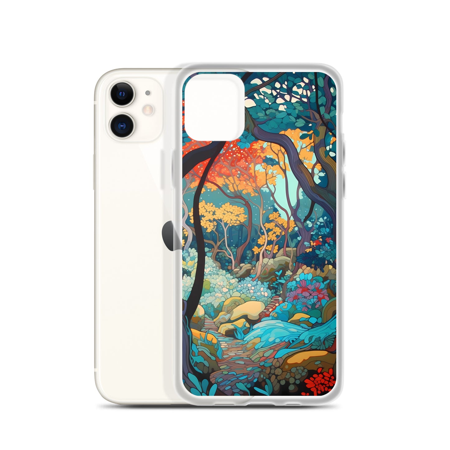 iPhone Case - Colorful Tree Landscape