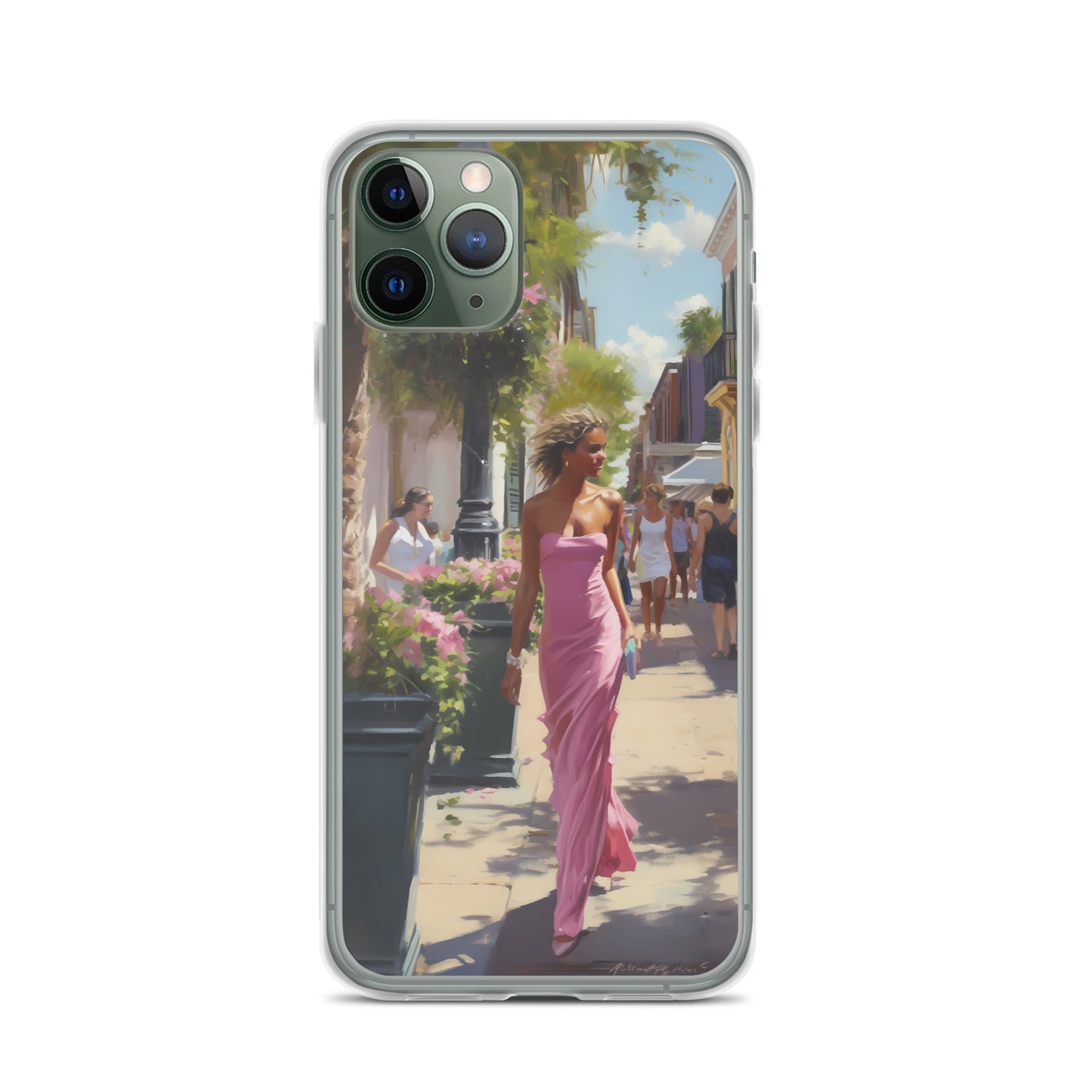iPhone Case - Pink Lady in the City