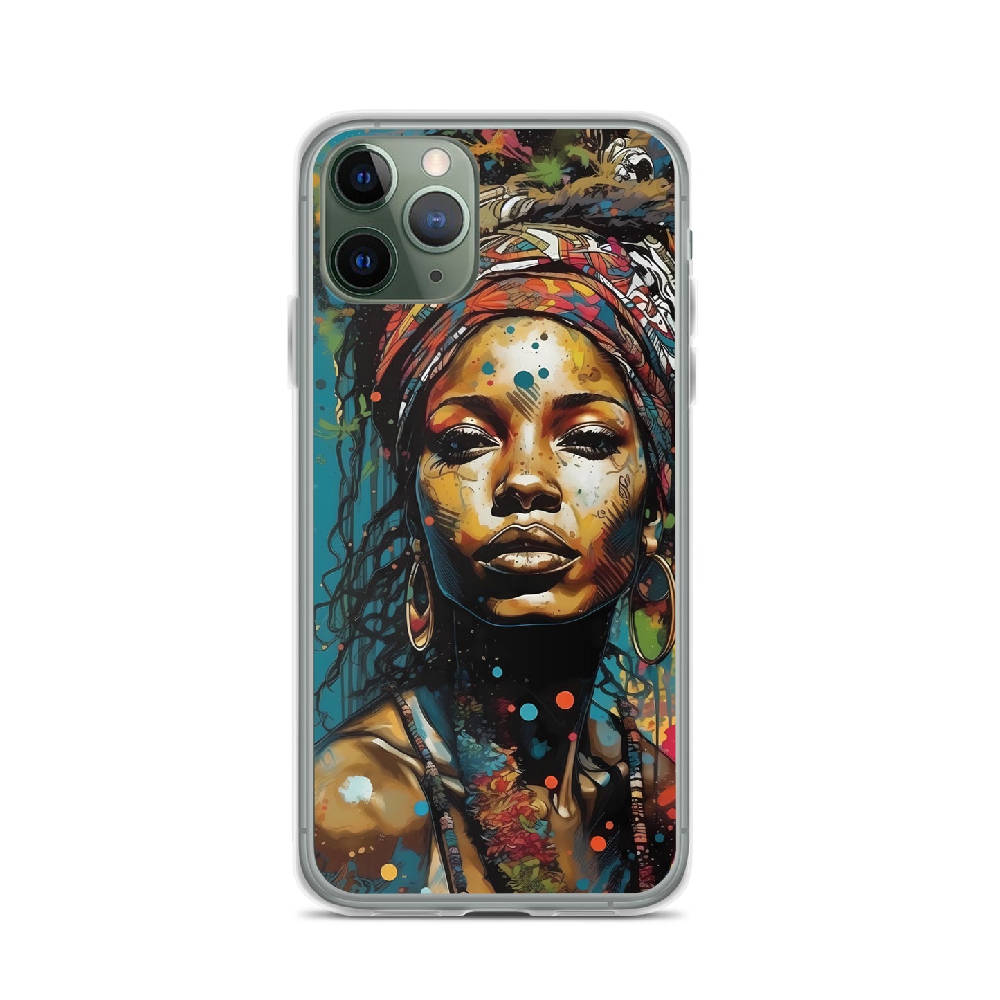 iPhone Case - Layers of Paint African Woman