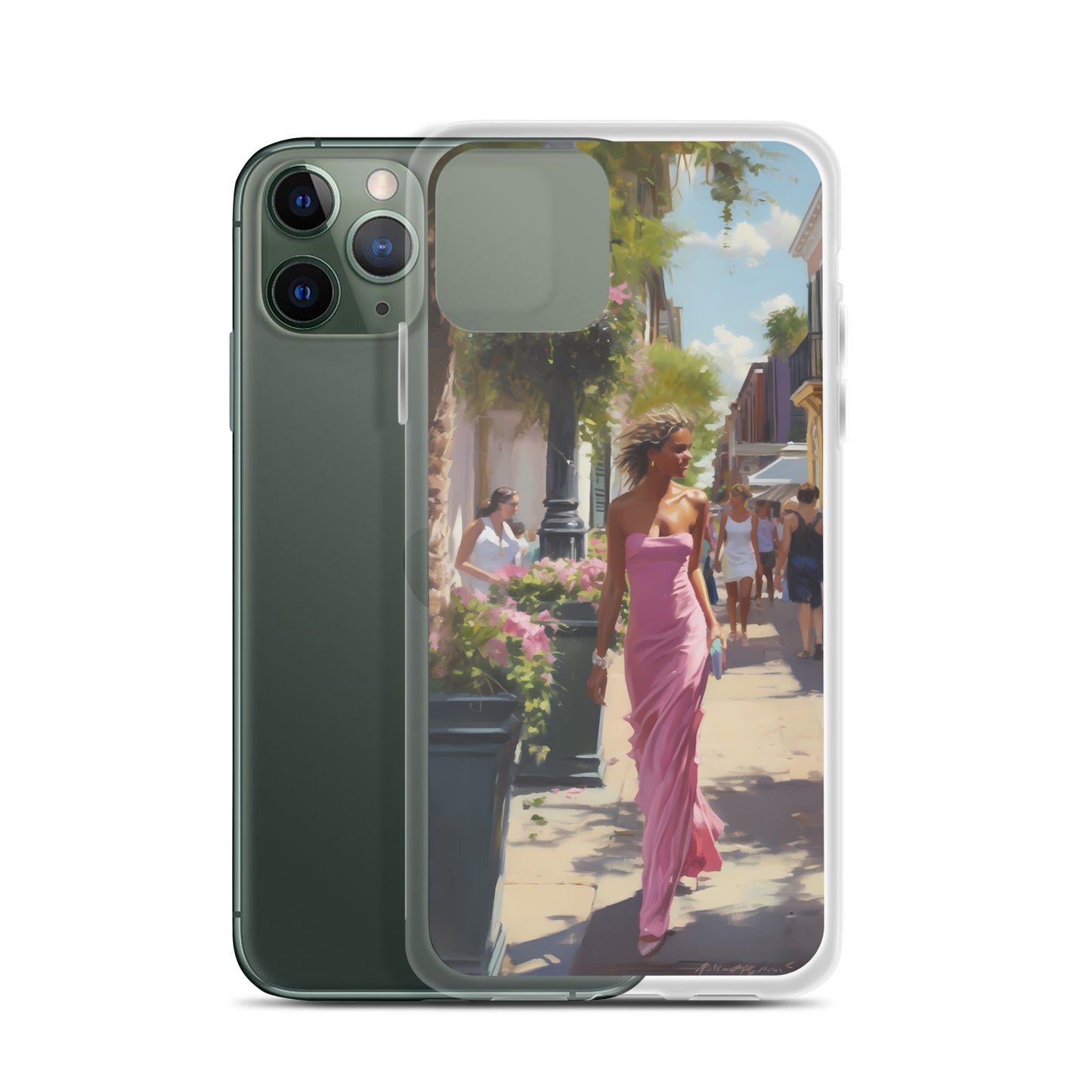 iPhone Case - Pink Lady in the City