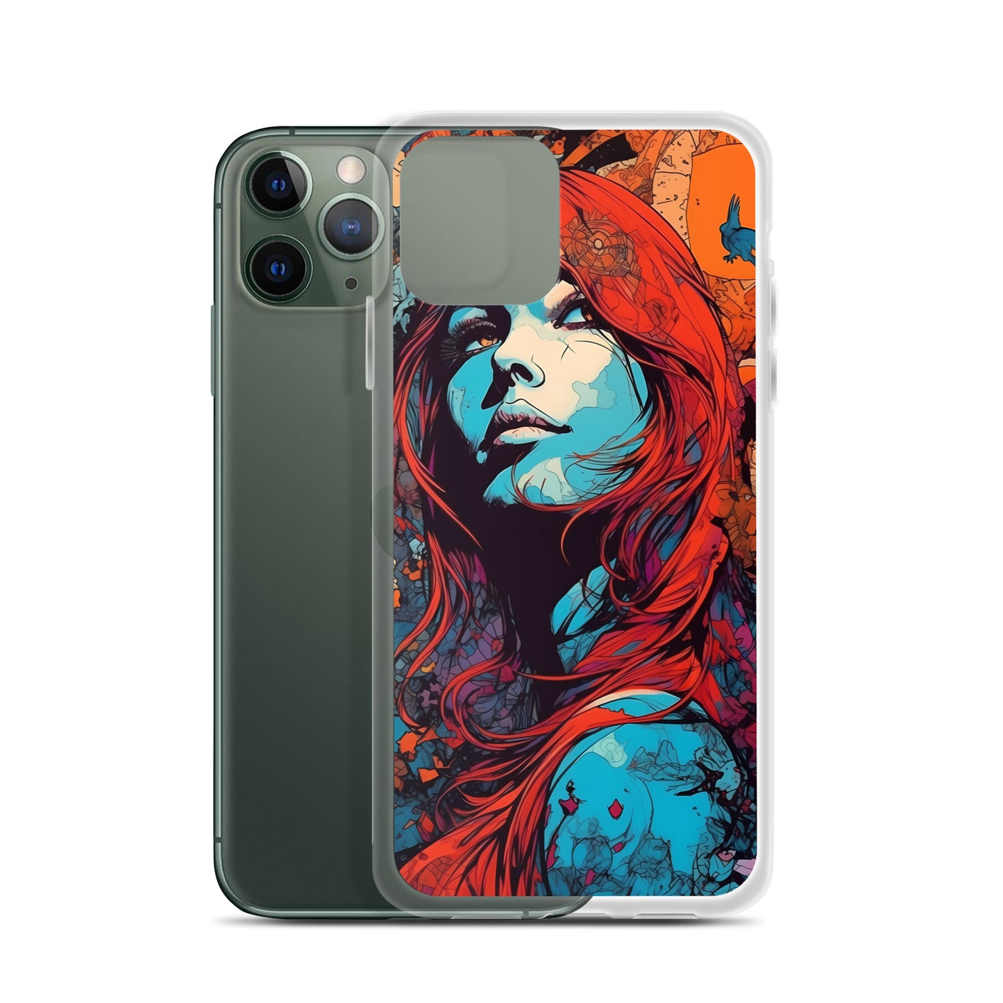 iPhone Case - Red Haired Psychedelic