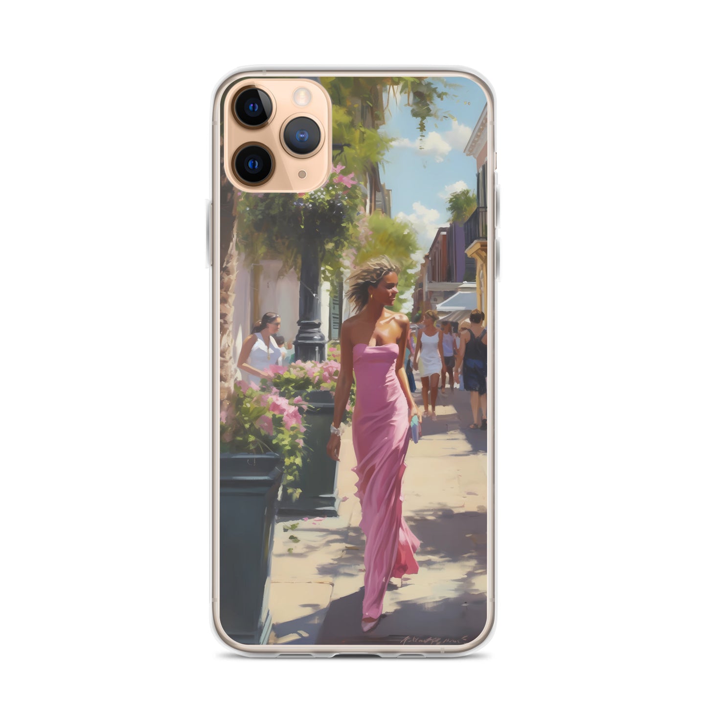iPhone Case - Pink Lady in the City