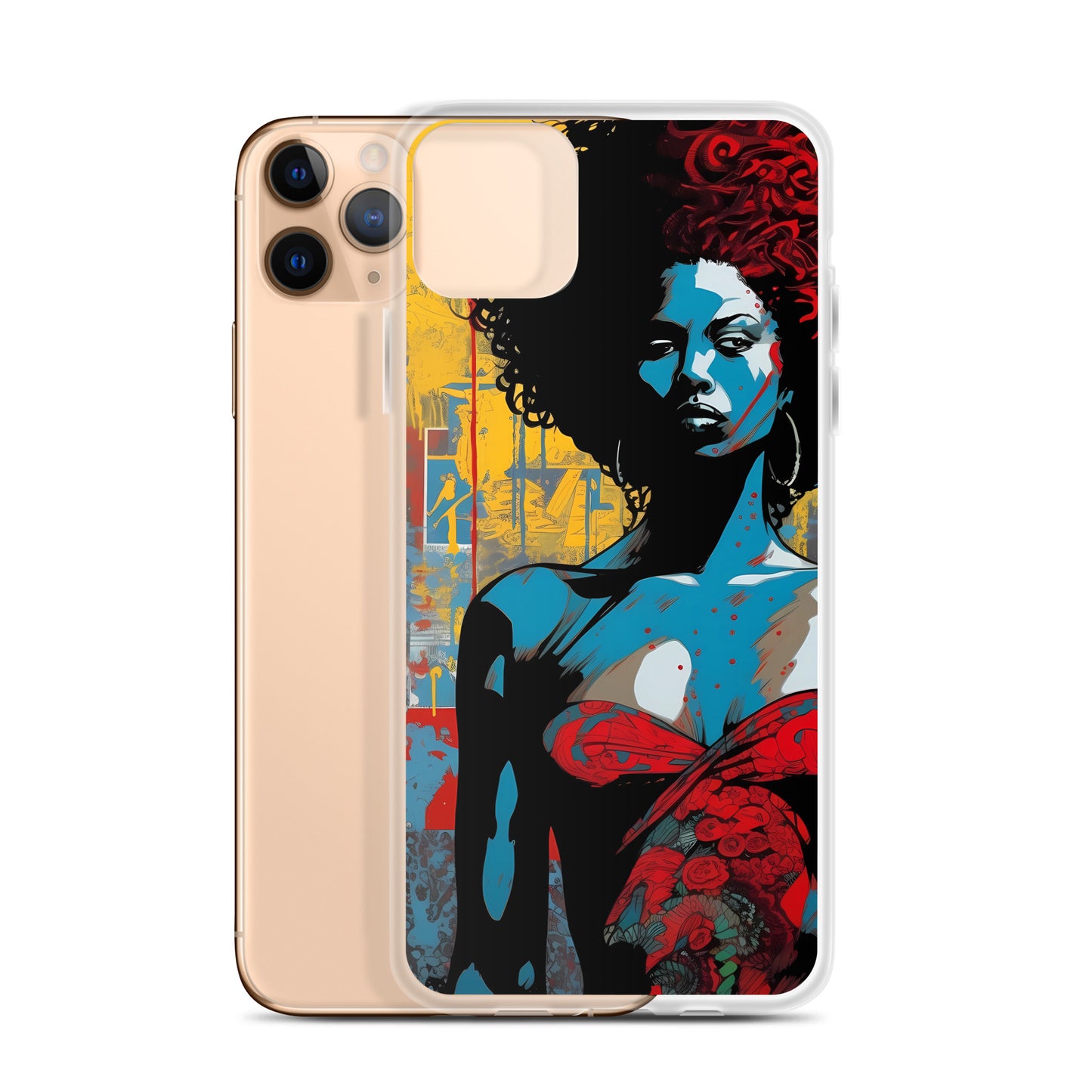iPhone Case - Woman in Red Funk Art