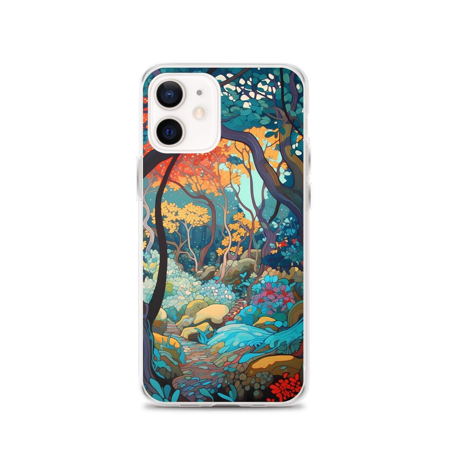 iPhone Case - Colorful Tree Landscape