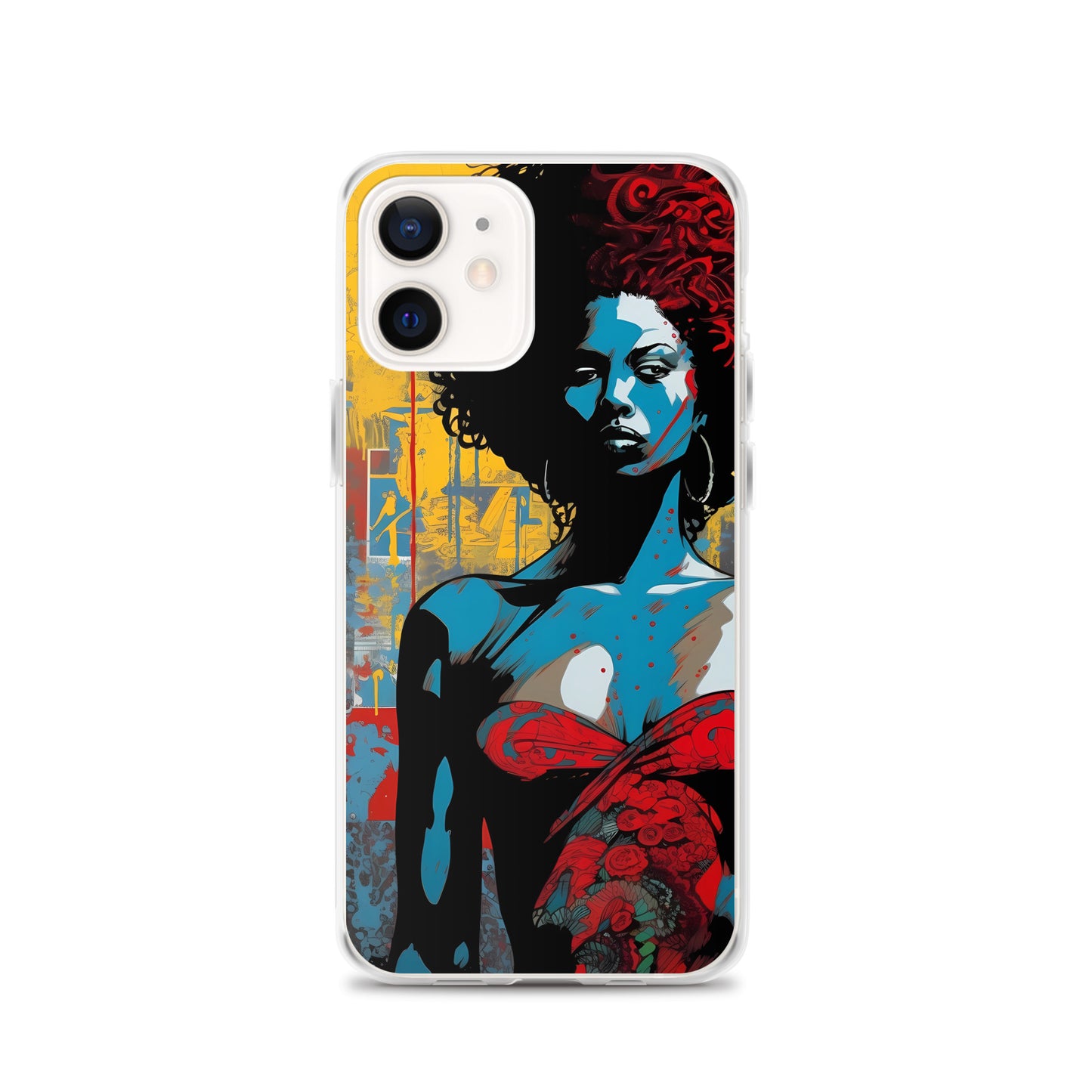 iPhone Case - Woman in Red Funk Art