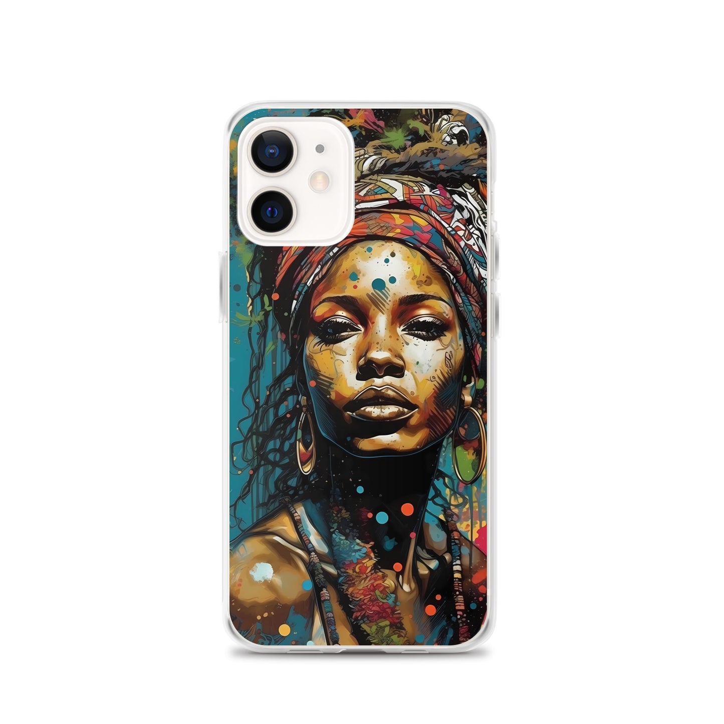 iPhone Case - Layers of Paint African Woman